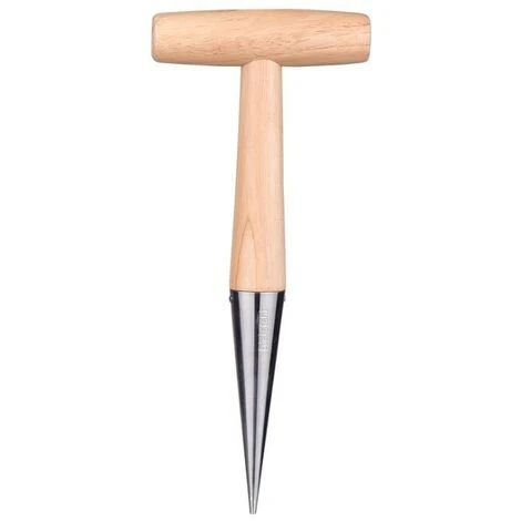 Plantoir à Bulbes Avec Pointe En Acier 28 Cm - Plantoir à Main Avec Manche En Bois Solide - Outil De Jardinage LO-Ron 1 Plantoir à Bulbes Avec Pointe En Acier 28 Cm - Plantoir à Main Avec Manche En Bois Solide - Outil De Jardinage LO-Ron