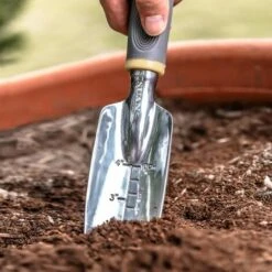 Transplantoir Pour Jardinage - Suan - En Acier - Dimensions : 31 X 5,5 Cm -Terre Tendre Soldes Boutique 59591388 3