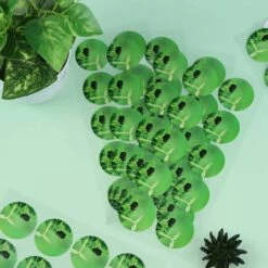 Lot De 200 Cordeau De Jardin étiquettes Pour Pots De Semences En PVC Pour Pots De Semences, étiquettes Rondes Pour Panier Hydroponique Pour Marquer Les Plantes Et Comprendre La Croissance Des Plantes -Terre Tendre Soldes Boutique 60740287 4