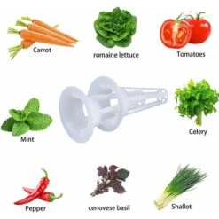 Cordeau De Jardin 50pcs Cordeau De Jardin Paniers De Culture De Remplacement Gousses, Kit De Système De Culture Hydroponique, Conteneurs De Culture De Plantes Pour Culture Hydroponique -Terre Tendre Soldes Boutique 60740305 3