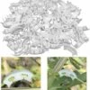 Lot De 100 Cordeau De Jardin Pinces à Cintrer à 90 Degrés Blanches, Cintreuses De Branches De Plantes En Plastique, Cintrage De Plantes Lumineuses, Pinces De Cintrage De Branches