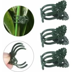Cordeau De Jardin 100 Pièces Clips De Plantes Vertes Clips D'orchidées Clips De Plantes Clips De Support Clips De Vigne Clips De Plantes Pour Support Fleur Orchidée Vigne -Terre Tendre Soldes Boutique 60740715 3