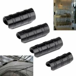 Cordeau De Jardin Clip De Tube De Bâtiments De 22 Mm, Clip De Film De Tube De Tuyau De Cadre De Serre 10PCS Pour Abris De Cadre De Bannière -Terre Tendre Soldes Boutique 60740728 5