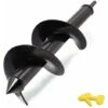 Mèche Pour Tarière10 Cm X 30 Cm Plante De Jardin Fleur Bulbe Tarière Spirale Perceuse Rapide Planteur Terre Tarière Bit Poteau Ou Parapluie Trou Digger Pour 3/8" Hex Drive Drill