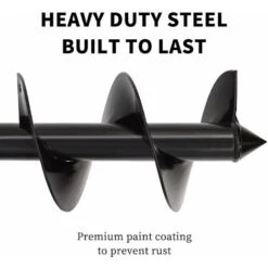 Mèche Pour Tarière10 Cm X 30 Cm Plante De Jardin Fleur Bulbe Tarière Spirale Perceuse Rapide Planteur Terre Tarière Bit Poteau Ou Parapluie Trou Digger Pour 3/8" Hex Drive Drill -Terre Tendre Soldes Boutique 60740771 3