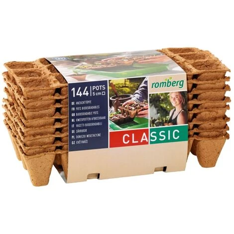 144 Pots De Croissance De 5 Cm Carrés. 8 Bandes De 18 Pots, Grand Pack 1 144 Pots De Croissance De 5 Cm Carrés. 8 Bandes De 18 Pots, Grand Pack