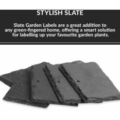 Ensemble De 10 étiquettes De Plantes En Ardoise Et Ardoise Marqueurs De Plantes De Jardin Étiquettes D'herbes Accessoires De Serre M&W 9 Ensemble De 10 étiquettes De Plantes En Ardoise Et Ardoise Marqueurs De Plantes De Jardin Étiquettes D'herbes Accessoires De Serre M&W -Terre Tendre Soldes Boutique 61309600 5