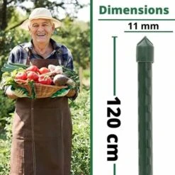 Lot De 20 Tuteurs Pour Plantes De 120cm ARTECSIS - Support Plante Grimpante Exterieur / Interieur 8 Lot De 20 Tuteurs Pour Plantes De 120cm ARTECSIS - Support Plante Grimpante Exterieur / Interieur -Terre Tendre Soldes Boutique 64884522 4