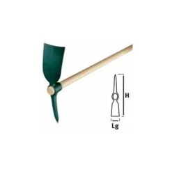 Leborgne Pioche De Cantonnier Douille Ronde 2 Kg - Sans Manche