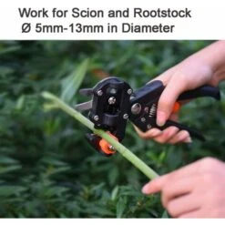 Ciseaux De Greffage, Professionnels Pince Manuelle Sécateurs Outils De Jardinage, Parfaits Pour L’élagage Et Le Greffage D’Arbres Fruitiers Et Plantes, Avec Couteau à Greffer Et Accessoires-BDD -Terre Tendre Soldes Boutique 65377499 3