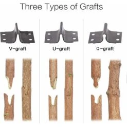 Ciseaux De Greffage, Professionnels Pince Manuelle Sécateurs Outils De Jardinage, Parfaits Pour L’élagage Et Le Greffage D’Arbres Fruitiers Et Plantes, Avec Couteau à Greffer Et Accessoires-BDD -Terre Tendre Soldes Boutique 65377499 5