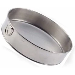 Tamis à Farine Rond Professionnel En Acier Inoxydable Avec 60 Mailles (7,9 Pouces)