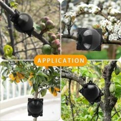 Germoir 15 Pièces Boule De Propagation De Boîte D'Enracinement Des Plantes, Boîte De Greffe Boîte De Balle De Propagation à Haute Pression Dispositif D'Enracinement Des Plantes (l+m+s, Noir) -Terre Tendre Soldes Boutique 65630757 5