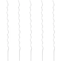 Supports De Plantes En Spirale 5 Pcs Acier Galvanisé 110 Cm VidaXL