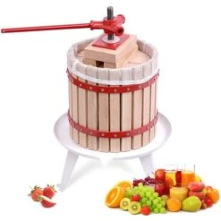 Froadp 12L Manuel Pressoir à Fruit, Presse à Fruits Avec Torchon Filtrage