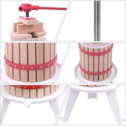 Froadp 12L Manuel Pressoir à Fruit, Presse à Fruits Avec Torchon Filtrage -Terre Tendre Soldes Boutique 67376722 3