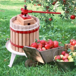 Froadp 12L Manuel Pressoir à Fruit, Presse à Fruits Avec Torchon Filtrage -Terre Tendre Soldes Boutique 67376722 5