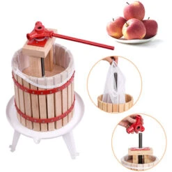 Froadp 18L Manuel Pressoir à Fruit, Presse à Fruits Avec Torchon Filtrage -Terre Tendre Soldes Boutique 67376766 3