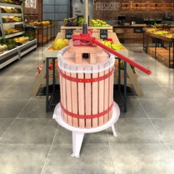 Froadp 18L Manuel Pressoir à Fruit, Presse à Fruits Avec Torchon Filtrage -Terre Tendre Soldes Boutique 67376766 4