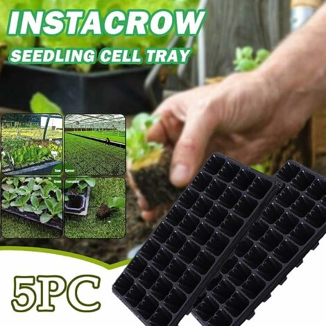 5/10 Godets De Semis En Grille Bac à Semis,32 Trous Plateau De Germination, Mini Serre Pour Plantes, Plaque Frontale Biodégradable Boîte De Pépinière De Pulpe De Jardinage (5PC) 5 5/10 Godets De Semis En Grille Bac à Semis,32 Trous Plateau De Germination, Mini Serre Pour Plantes, Plaque Frontale Biodégradable Boîte De Pépinière De Pulpe De Jardinage (5PC) – Image 5