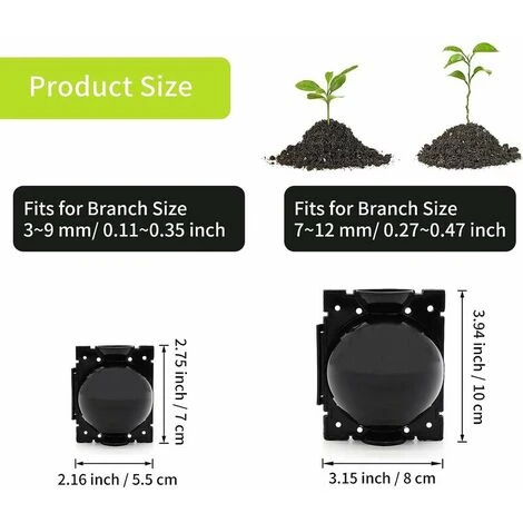 KAEJYIUT-Dispositif D'enracinement Des Plantes, Coupe Assistée Par Boîte D'enracinement, Haute Pression Propagation Balle, Asexué Reproduction Équipement, Greffage Botanique Racine Contrôleur (6M+6S), 2 KAEJYIUT-Dispositif D'enracinement Des Plantes, Coupe Assistée Par Boîte D'enracinement, Haute Pression Propagation Balle, Asexué Reproduction Équipement, Greffage Botanique Racine Contrôleur (6M+6S), – Image 2