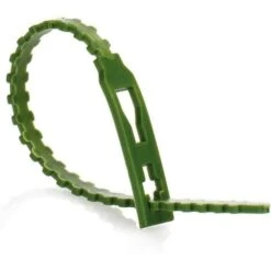 200x Liant Végétal En Plastique Vert - Stabiliser Les Plantes - Pinces à Plantes - Attache Tuteur Plante (13 Cm) -Terre Tendre Soldes Boutique 70394400 4