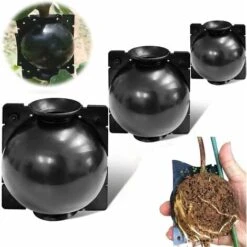 DENUOTOP Boîte De Croissance,3pcs Dispositif D'enracinement Des Plantes, Boîte De Croissance,Réutilisable Usine Enracinement Dispositif Balle D'enracinement Pour La Croissance Rapide Racine