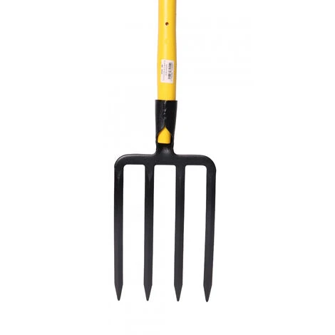 Fourche à Bêcher 4 Dents De 30 Cm Manche Trimatières Pomme De 110 Cm Jaune Et Noir Spear & Jackson 2 Fourche à Bêcher 4 Dents De 30 Cm Manche Trimatières Pomme De 110 Cm Jaune Et Noir Spear & Jackson – Image 2