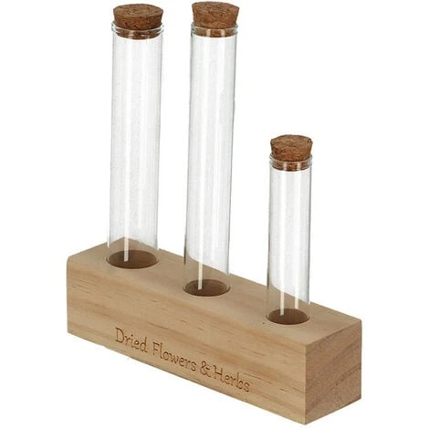 Lot De 3 Tubes à Essai En Verre 18cm. Transparant. Marque : Esschert Design. Réf. : FH021 2 Lot De 3 Tubes à Essai En Verre 18cm. Transparant. Marque : Esschert Design. Réf. : FH021 – Image 2