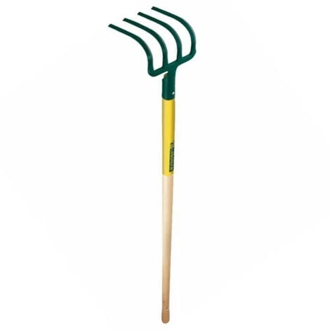 LEBORGNE - Croc De Jardin 4 Dents Triangulaires 0,97kg Manche Bois Percé Certifié PEFC 100% 130cm - 407081 2 LEBORGNE - Croc De Jardin 4 Dents Triangulaires 0,97kg Manche Bois Percé Certifié PEFC 100% 130cm - 407081 – Image 2