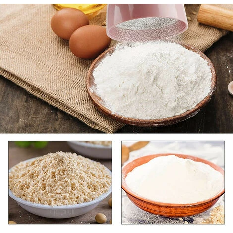 Tamis à Farine, Sucre Glacé Cuisine Tamis Sucre Glacé Shaker Tamis Filtres à Farine 2 Tamis à Farine, Sucre Glacé Cuisine Tamis Sucre Glacé Shaker Tamis Filtres à Farine – Image 2