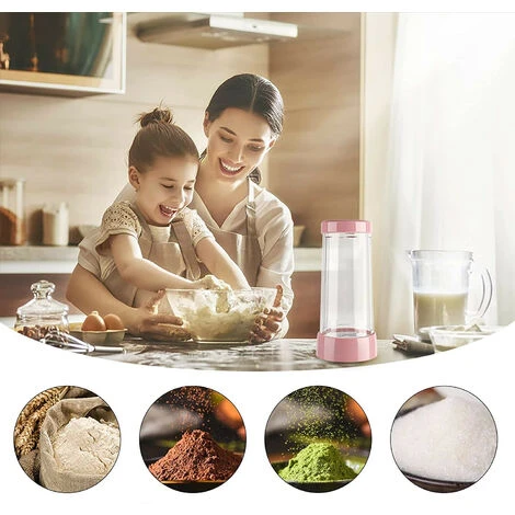 Tamis à Farine, Sucre Glacé Cuisine Tamis Sucre Glacé Shaker Tamis Filtres à Farine 3 Tamis à Farine, Sucre Glacé Cuisine Tamis Sucre Glacé Shaker Tamis Filtres à Farine – Image 3