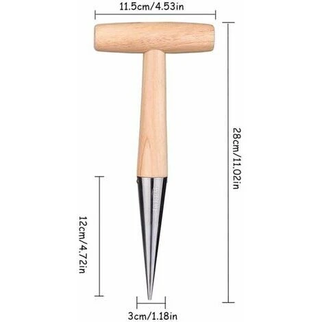 Jardinage Poinçonnant Trou Perforateur Et Semoir Fertilisant Outil De Jardinage Perforateur Pour La Plantation à Domicile Poinçonnage Du Sol 4 Jardinage Poinçonnant Trou Perforateur Et Semoir Fertilisant Outil De Jardinage Perforateur Pour La Plantation à Domicile Poinçonnage Du Sol – Image 4