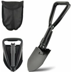 Pelle Pliante Pelle Pliante Multifonctionnelle Pelle à Main En Acier Inoxydable Houe Pelle Portable & Pelle Pelle à Neige En Acier Au Carbone Pour Jardin Camping En Plein Air Survie Trekking