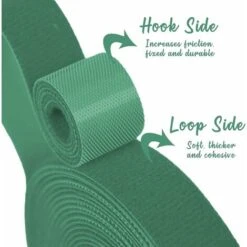 Lot De 2 Rouleaux De Ruban Velcro Réutilisable En Nylon Pour Plantes De Jardin, Tomates, Fleurs Ou Légumes Dans Des Lits Surélevés - Vert -Terre Tendre Soldes Boutique 78026043 5