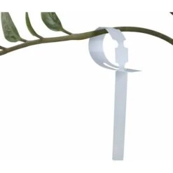 200 Étiquettes En Plastique Blanches Pour Plantes Et Arbres Pour Accrocher 2 X 20 Cm Avec Grande Surface D'écriture Blanc -Terre Tendre Soldes Boutique 78387954 4
