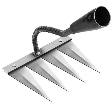 Houe En Acier à Haute Teneur En Carbone Râteau De Désherbage Outil De Ferme Désherber Le Sol Tourner Desserrer Artefact Outil De Râteau à Ongles Artefact Herse Outils Agricoles (4T) 1 Houe En Acier à Haute Teneur En Carbone Râteau De Désherbage Outil De Ferme Désherber Le Sol Tourner Desserrer Artefact Outil De Râteau à Ongles Artefact Herse Outils Agricoles (4T)