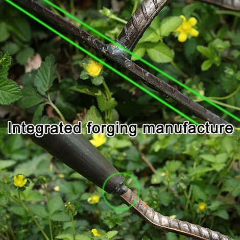 Houe En Acier à Haute Teneur En Carbone Râteau De Désherbage Outil De Ferme Désherber Le Sol Tourner Desserrer Artefact Outil De Râteau à Ongles Artefact Herse Outils Agricoles (4T) 2 Houe En Acier à Haute Teneur En Carbone Râteau De Désherbage Outil De Ferme Désherber Le Sol Tourner Desserrer Artefact Outil De Râteau à Ongles Artefact Herse Outils Agricoles (4T) – Image 2