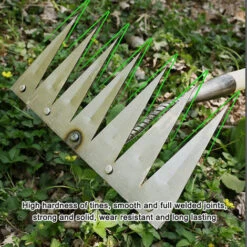Houe En Acier à Haute Teneur En Carbone Râteau De Désherbage Outil De Ferme Désherber Le Sol Tourner Desserrer Artefact Outil De Râteau à Ongles Artefact Herse Outils Agricoles (4T) 7 Houe En Acier à Haute Teneur En Carbone Râteau De Désherbage Outil De Ferme Désherber Le Sol Tourner Desserrer Artefact Outil De Râteau à Ongles Artefact Herse Outils Agricoles (4T) -Terre Tendre Soldes Boutique 78391078 3
