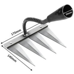 Houe En Acier à Haute Teneur En Carbone Râteau De Désherbage Outil De Ferme Désherber Le Sol Tourner Desserrer Artefact Outil De Râteau à Ongles Artefact Herse Outils Agricoles (4T) 9 Houe En Acier à Haute Teneur En Carbone Râteau De Désherbage Outil De Ferme Désherber Le Sol Tourner Desserrer Artefact Outil De Râteau à Ongles Artefact Herse Outils Agricoles (4T) -Terre Tendre Soldes Boutique 78391078 5