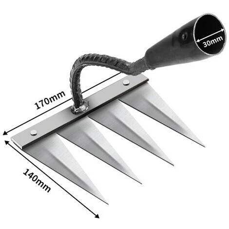 Houe En Acier à Haute Teneur En Carbone Râteau De Désherbage Outil De Ferme Désherber Le Sol Tourner Desserrer Artefact Outil De Râteau à Ongles Artefact Herse Outils Agricoles (4T) 5 Houe En Acier à Haute Teneur En Carbone Râteau De Désherbage Outil De Ferme Désherber Le Sol Tourner Desserrer Artefact Outil De Râteau à Ongles Artefact Herse Outils Agricoles (4T) – Image 5