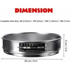 Tamis De Devinette De Jardin Pour Usage Intensif Outil De Jardinage Pour Plateau De Graine De Compost Une Tamisage-10 (2Mm) 9 Tamis De Devinette De Jardin Pour Usage Intensif Outil De Jardinage Pour Plateau De Graine De Compost Une Tamisage-10 (2Mm) -Terre Tendre Soldes Boutique 78769429 5