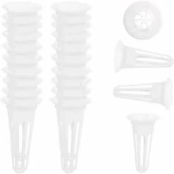 50 Pcs Paniers De Culture Fournitures Hydroponiques Remplacement De Gousses Hydroponiques Pots En Maille Gousses Pour Éponge De Croissance Jardin Coupes Fendues Récipients De Croissance Des Plantes Po