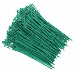 100 Pcs Accroche-Tuteurs Pour Tomates Arbres Tuteurs De Plantes Attache Et Soutien Réglable Pour Plantes Serre-câble Lien En Plastique Pour Jardinage Bricolage 23CM