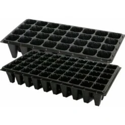 5Pcs Plateaux De Culture De Plantes 50 Plateaux De Démarrage De Semis De Cellules Pour La Germination Des Graines Et Le Plateau De Propagation En Plastique Des Semis Noir 7 5Pcs Plateaux De Culture De Plantes 50 Plateaux De Démarrage De Semis De Cellules Pour La Germination Des Graines Et Le Plateau De Propagation En Plastique Des Semis Noir -Terre Tendre Soldes Boutique 78950358 3