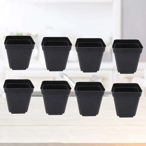 Petit Pot Carré De Fleur Plastique Plante Intérieur Exterieur, 25Pcs Pots Semis Carrés De Serre, Pot Succulent Plants Avec Trou De Vidange, Jardinieres Exterieur Balcon Plastique 5 Petit Pot Carré De Fleur Plastique Plante Intérieur Exterieur, 25Pcs Pots Semis Carrés De Serre, Pot Succulent Plants Avec Trou De Vidange, Jardinieres Exterieur Balcon Plastique – Image 5