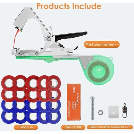 Machine à Nouer Les Plantes,Machine À Taper Nouer Branches, Outil Agriculture Manuelle Pour Attaches Plantes, Pour Jardin Fruits Légumes Fleurs Tomates Vigne, Outil De Jardinage À Attacher Branche 4 Machine à Nouer Les Plantes,Machine À Taper Nouer Branches, Outil Agriculture Manuelle Pour Attaches Plantes, Pour Jardin Fruits Légumes Fleurs Tomates Vigne, Outil De Jardinage À Attacher Branche – Image 4