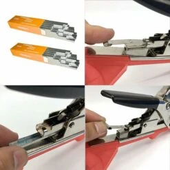 14 Pack Pince à Lier Pince À Lier Jardin De Jardinage Attacher Branche Machine À Taper Nouer Branches, Rubans De Pépinière, Lame De Coupe Ruban, Agrafes Pour Raisins, Tomates Vignes -Terre Tendre Soldes Boutique 80385527 3