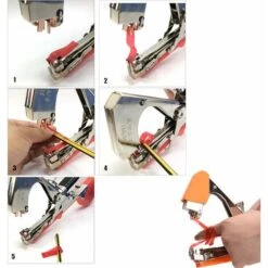 14 Pack Pince à Lier Pince À Lier Jardin De Jardinage Attacher Branche Machine À Taper Nouer Branches, Rubans De Pépinière, Lame De Coupe Ruban, Agrafes Pour Raisins, Tomates Vignes -Terre Tendre Soldes Boutique 80385527 4