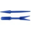 Lot De 2 Outils De Jardinage Portables En Plastique – Plus Large Et Plantoir Bleu 14.5cm